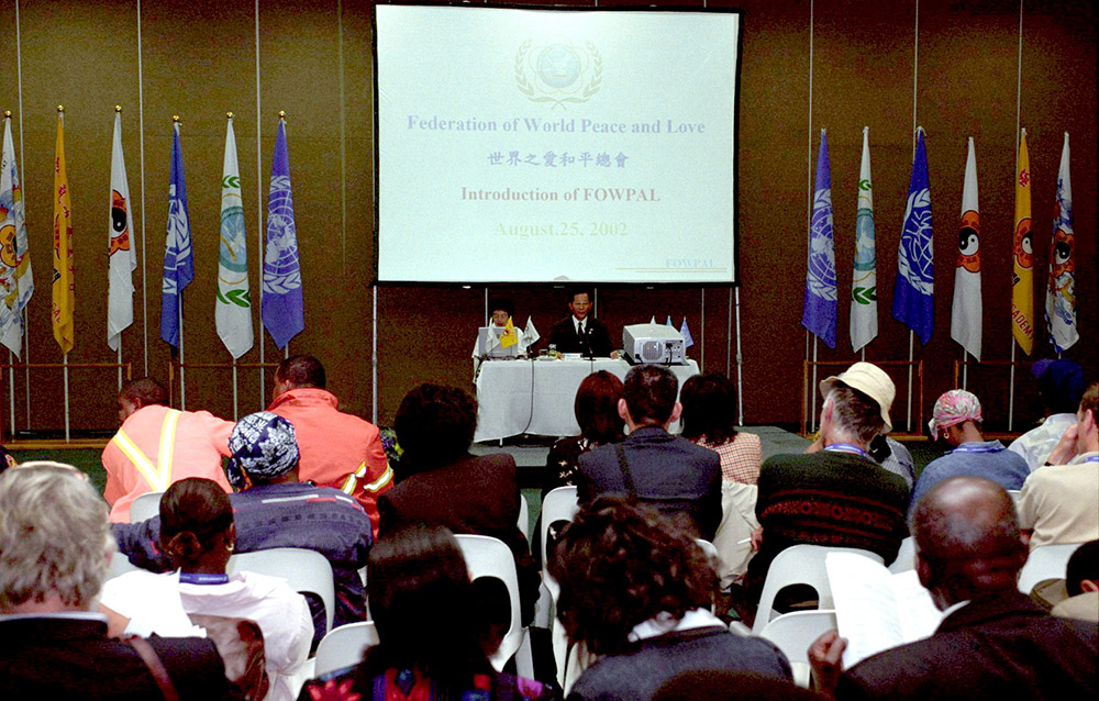 <b>World Summit of Love and Peace--Africa</b><br>Aug. 2002 Johannesburg, SA